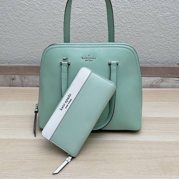 Kate Spade Patterson Drive Dome Satchel and Cameron Continental Wallet Mint Set - Picture 2 of 16